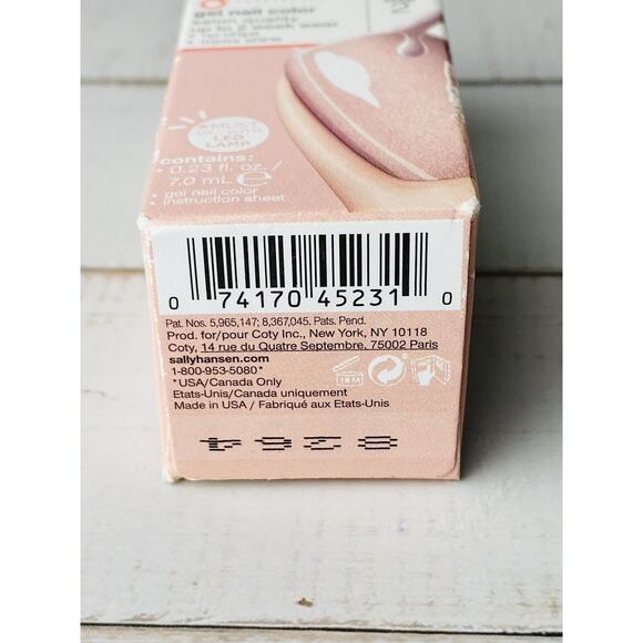 NIB Sally Hansen Salon Gel Polish Step 2 Gel Nail Color Sequin Stiletto - Picture 7 of 9